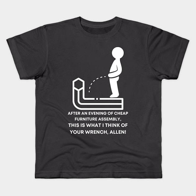 Funny Handyman Gift Kids T-Shirt by TeesForThee